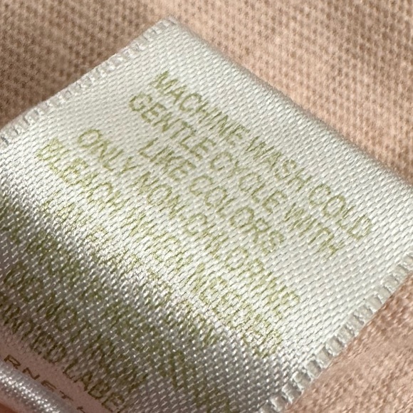 Garnet Hill Linen & Modal Pocket Detail in Blush/Peach Size XL - Picture 13 of 13